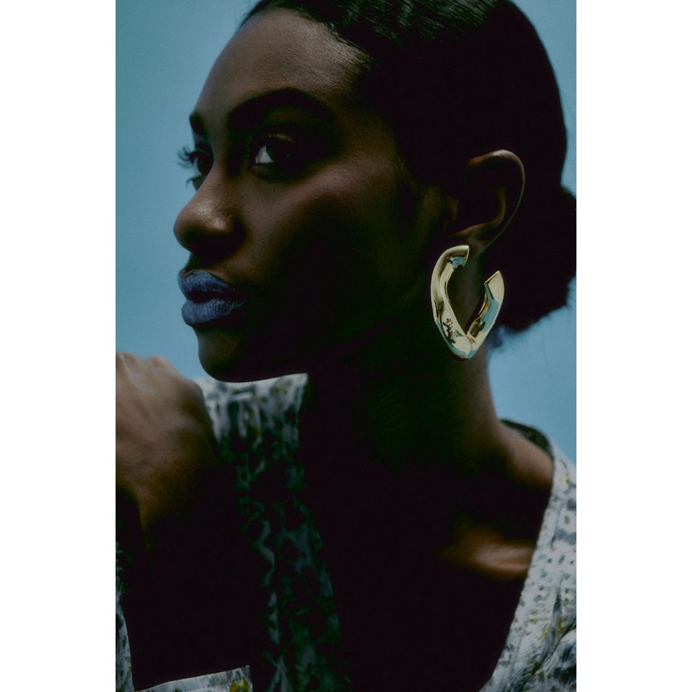 Patrizia Pepe Gold Plastic Women's Earrings