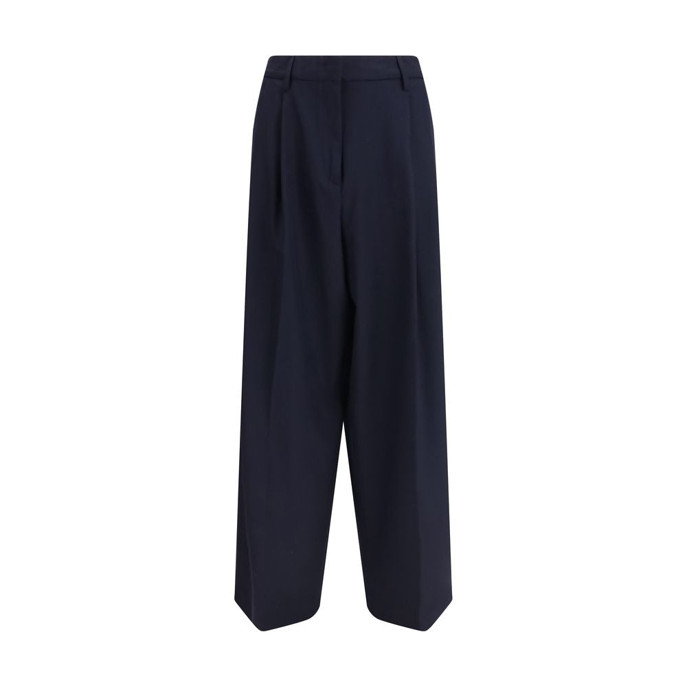 Fabiana Filippi Blue Polyester Casual Women's Pants