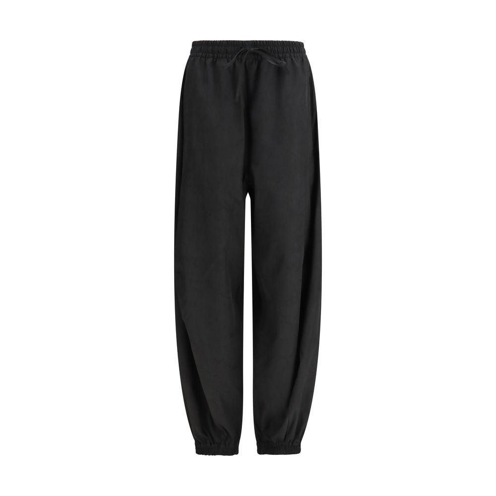 Rohe Black Polyester Joggers (Workout Women's Pants)