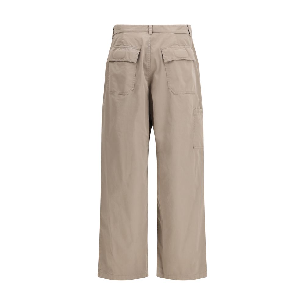 Balenciaga Beige Cotton Casual Men's Pants
