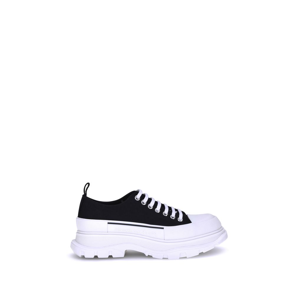 Alexander McQueen Black Canvas Chunky Men's Sneakers