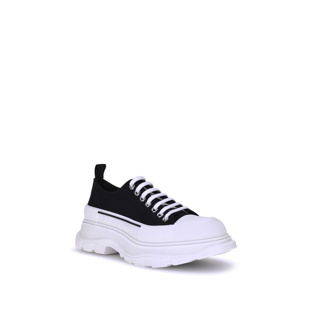 Alexander McQueen Black Canvas Chunky Men's Sneakers
