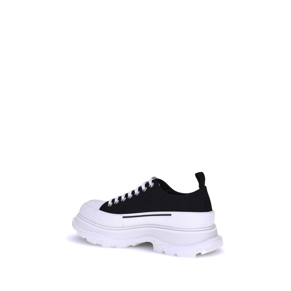 Alexander McQueen Black Canvas Chunky Men's Sneakers