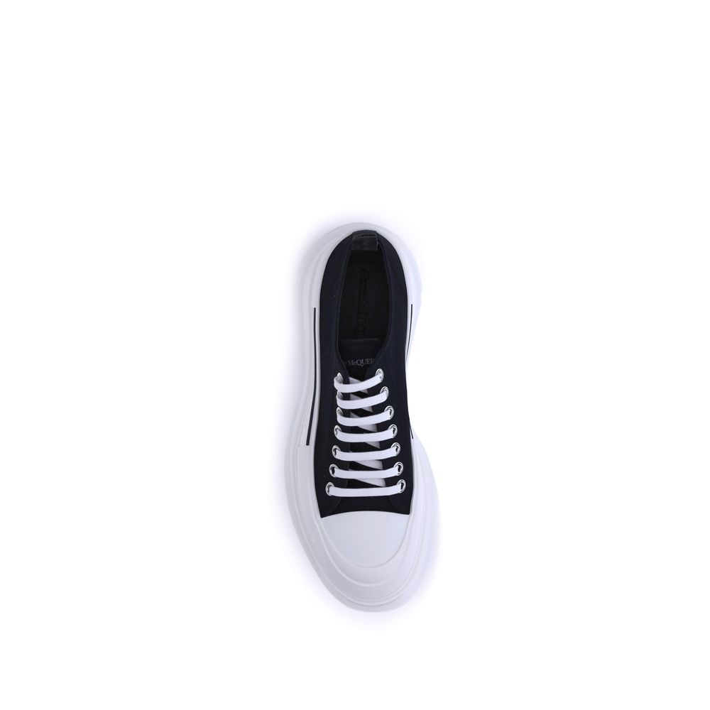 Alexander McQueen Black Canvas Chunky Men's Sneakers