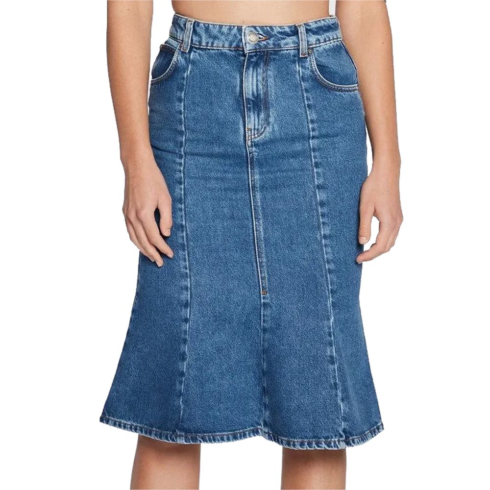 PINKO Blue Denim Women's Skirt