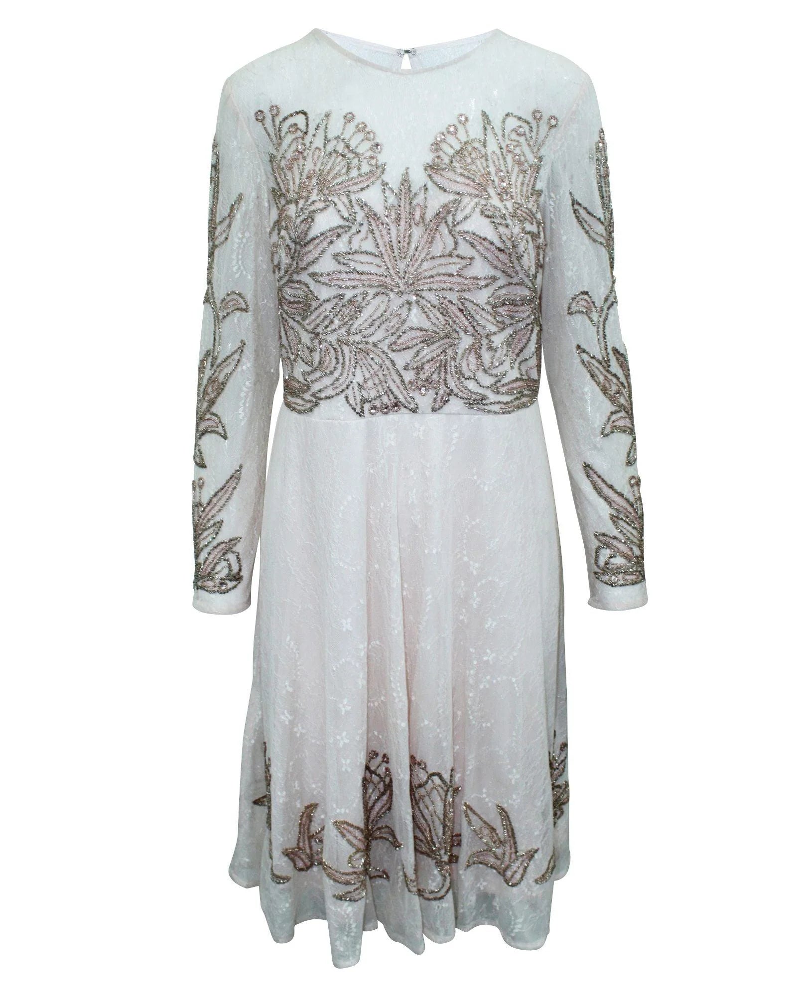 Aidan Mattox Multicolor Silk Cocktail Women's Dress