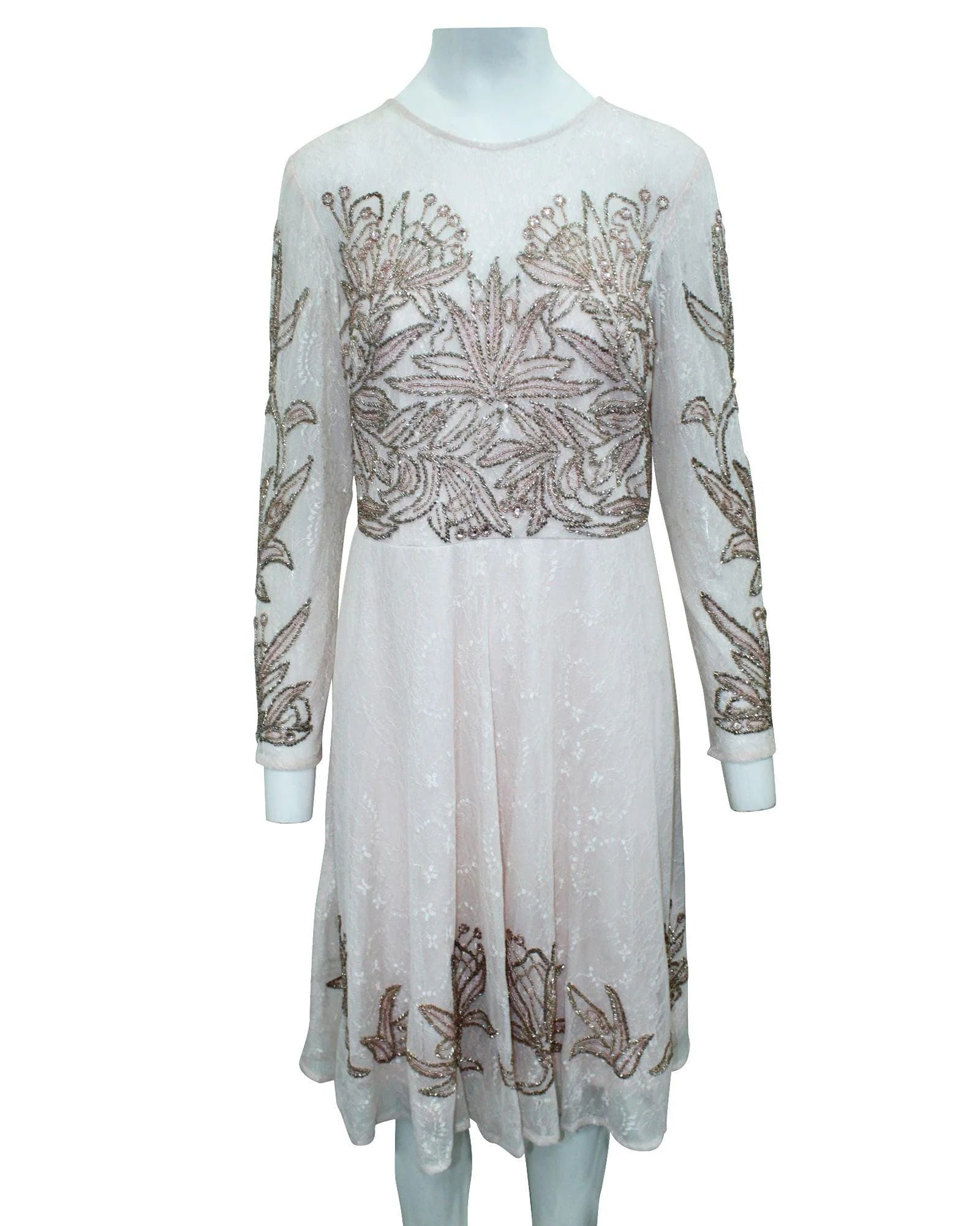 Aidan Mattox Multicolor Silk Cocktail Women's Dress