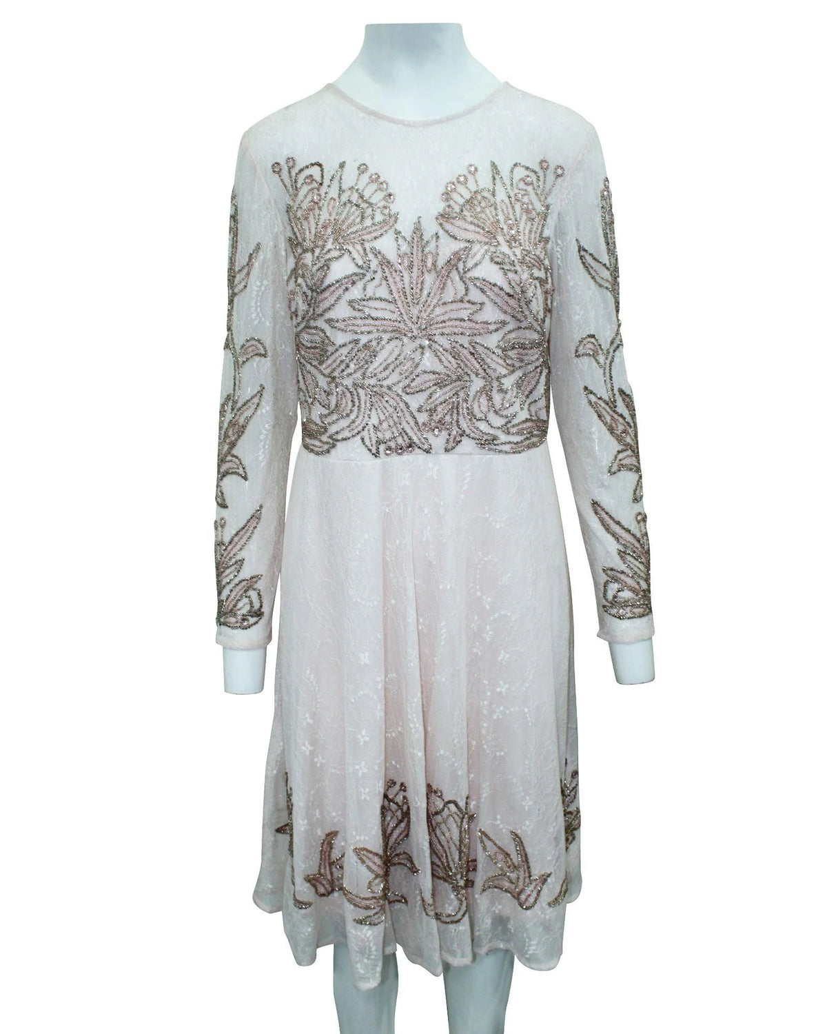 Aidan Mattox Multicolor Silk Cocktail Women's Dress