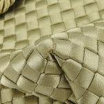 Bottega Veneta Intrecciato Khaki Synthetic Shoulder Bag (Pre-Owned)