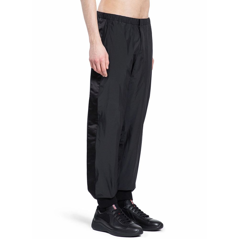 Prada Black Nylon Joggers (Workout Men's Pants)