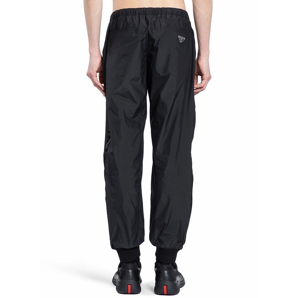 Prada Black Nylon Joggers (Workout Men's Pants)