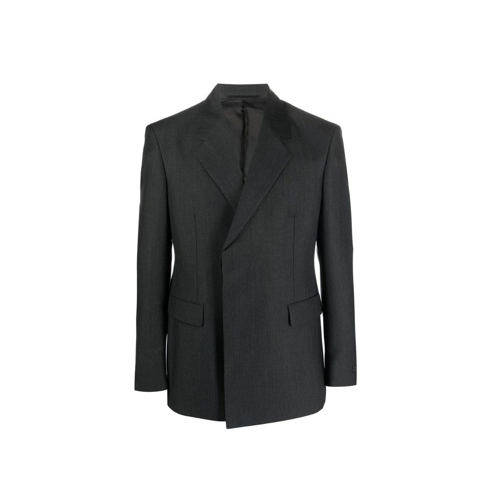 Prada Gray Wool Men's Blazer