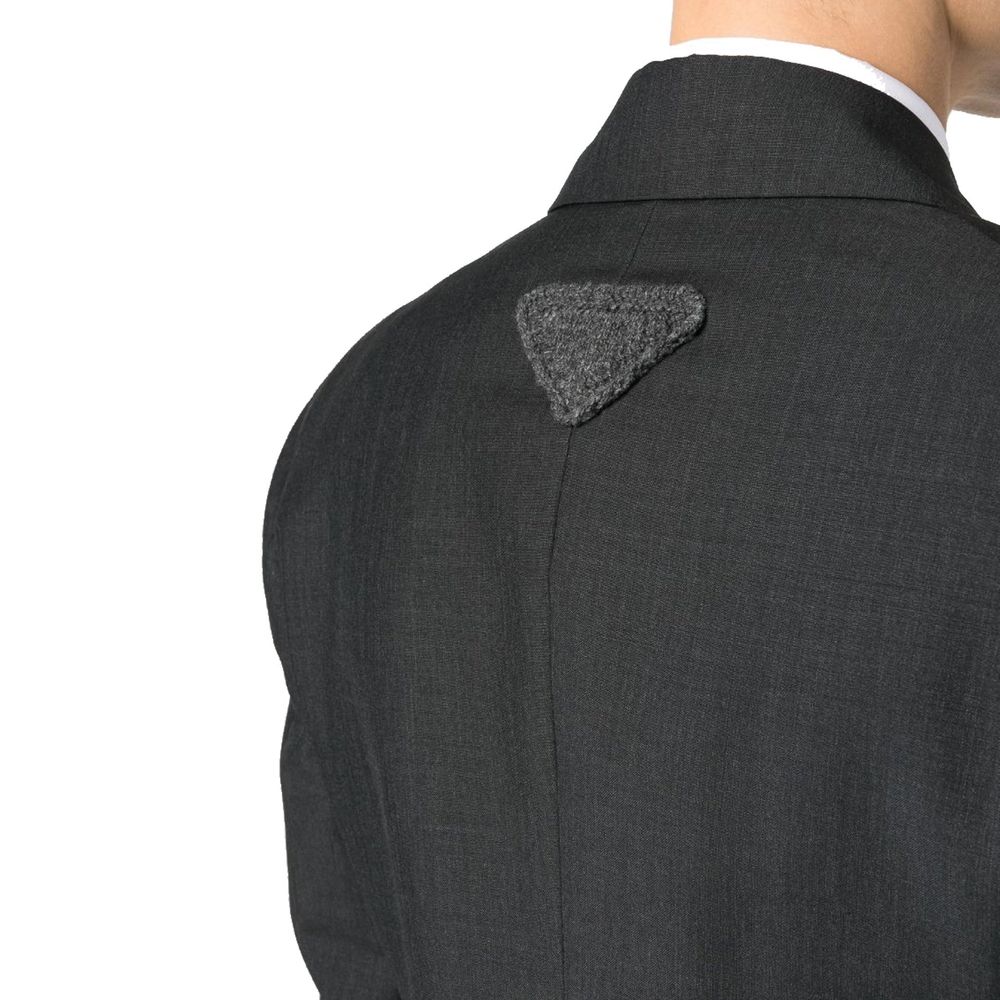 Prada Gray Wool Men's Blazer