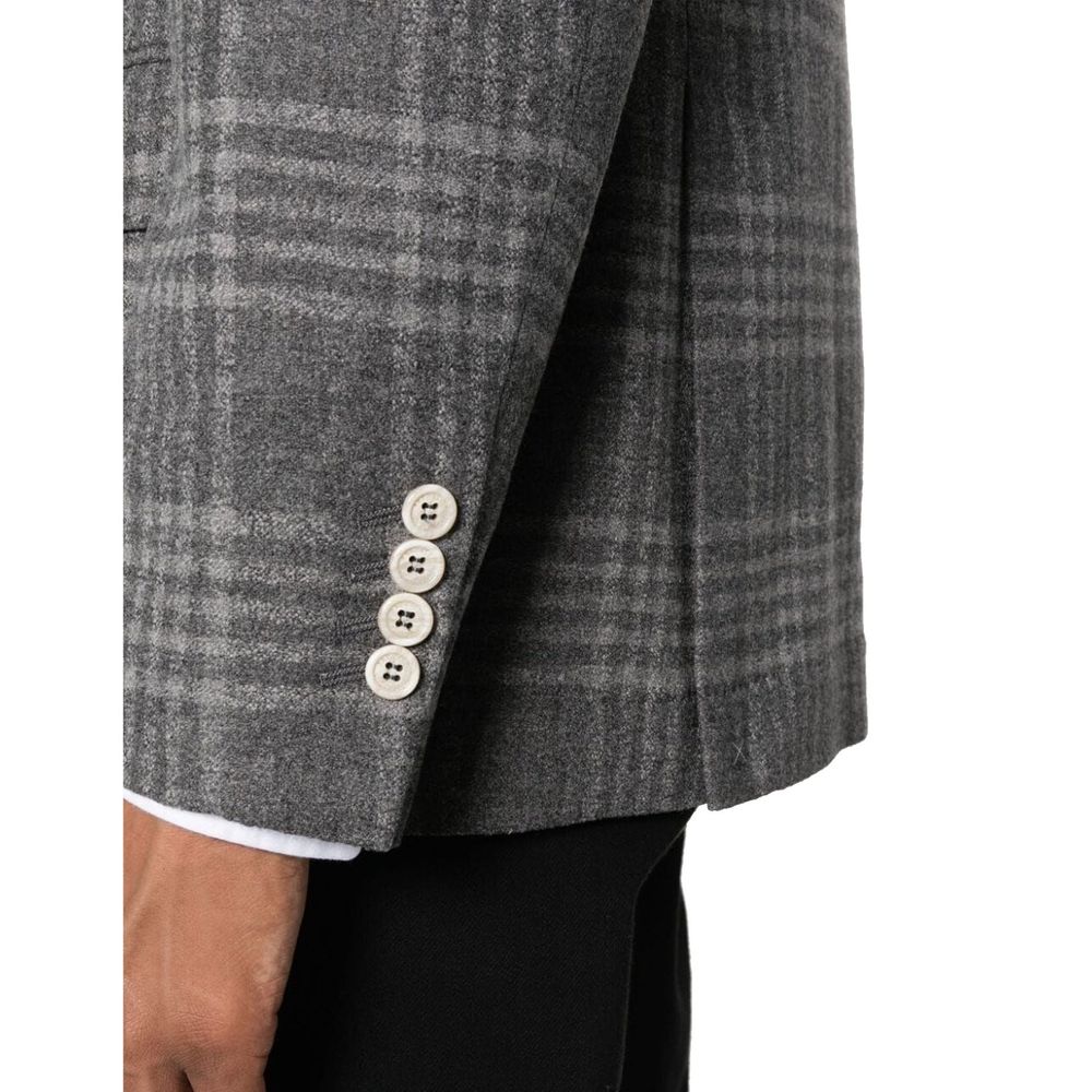 Brunello Cucinelli Gray Cashmere Men's Blazer
