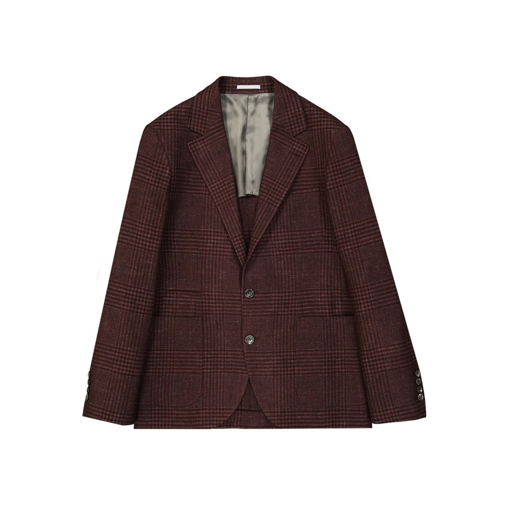 Brunello Cucinelli Multicolor Wool Men's Blazer