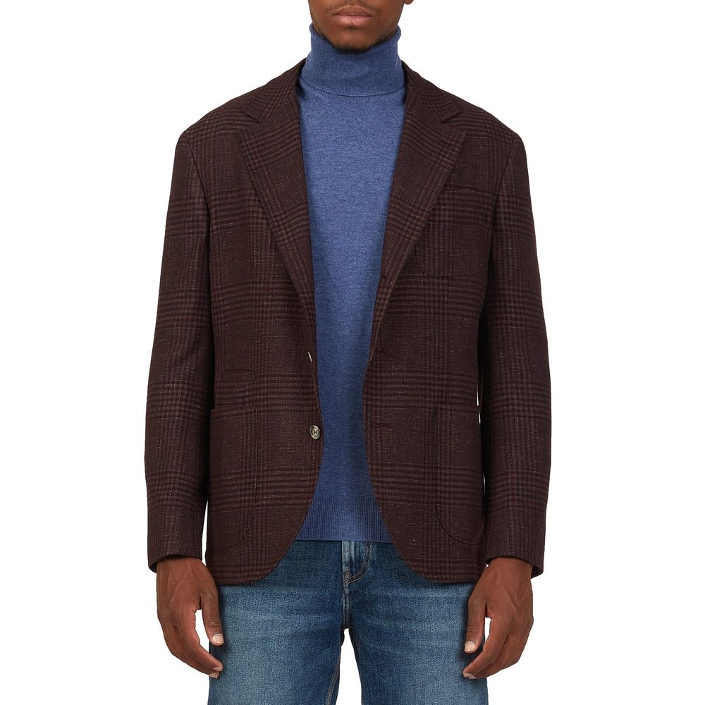 Brunello Cucinelli Multicolor Wool Men's Blazer