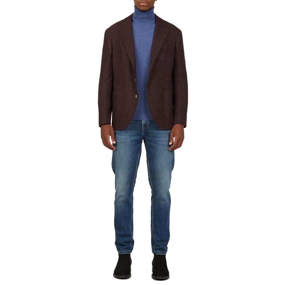 Brunello Cucinelli Multicolor Wool Men's Blazer