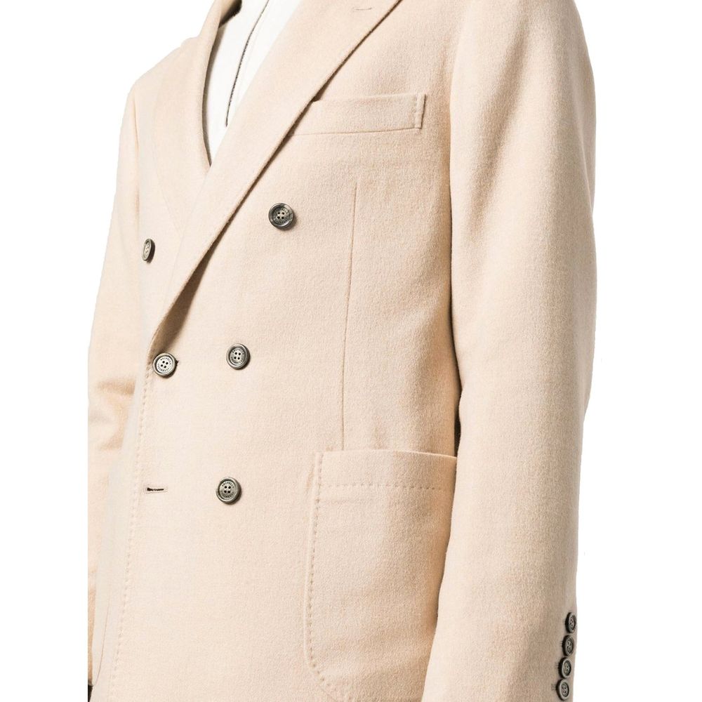 Brunello Cucinelli Beige Wool Men's Blazer