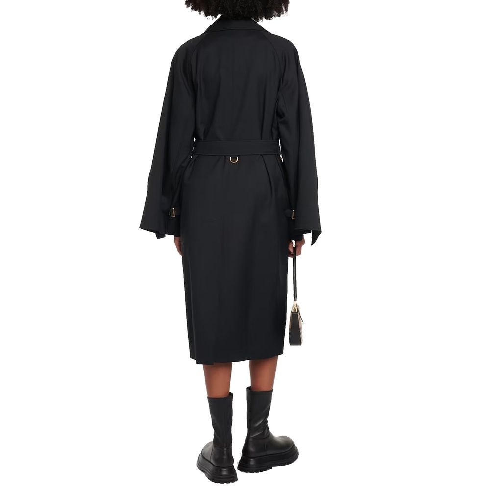Burberry Black Polyester Women's Coat