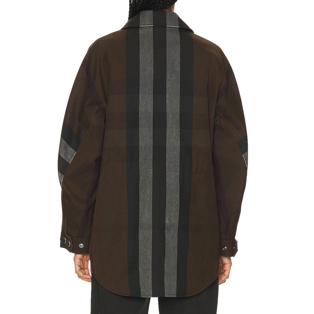 Burberry Brown Cotton Women's Parka