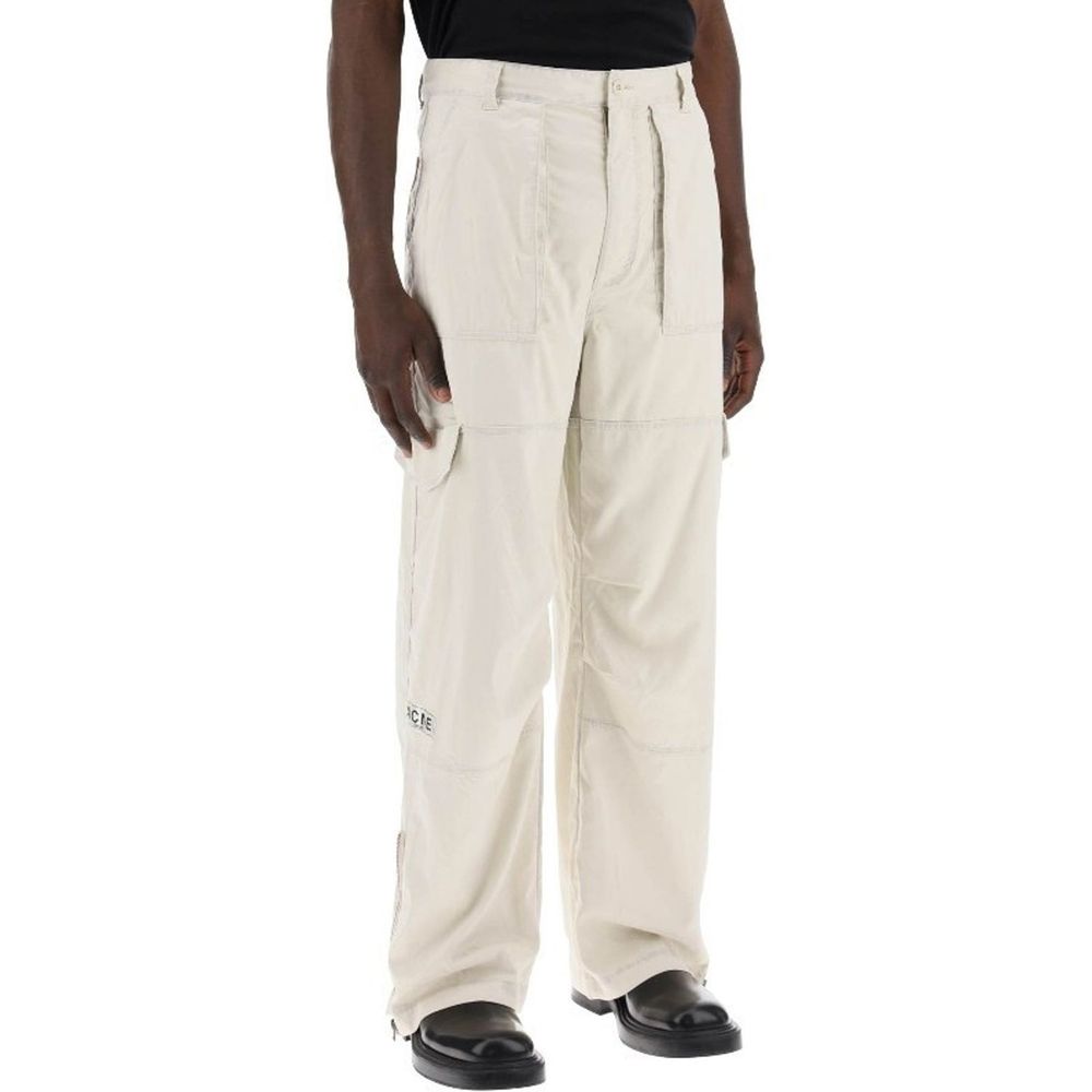 Acne Studios Beige Polyester Cargo Men's Pants