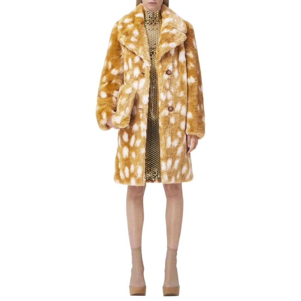 Burberry Beige Lambskin Women's Coat