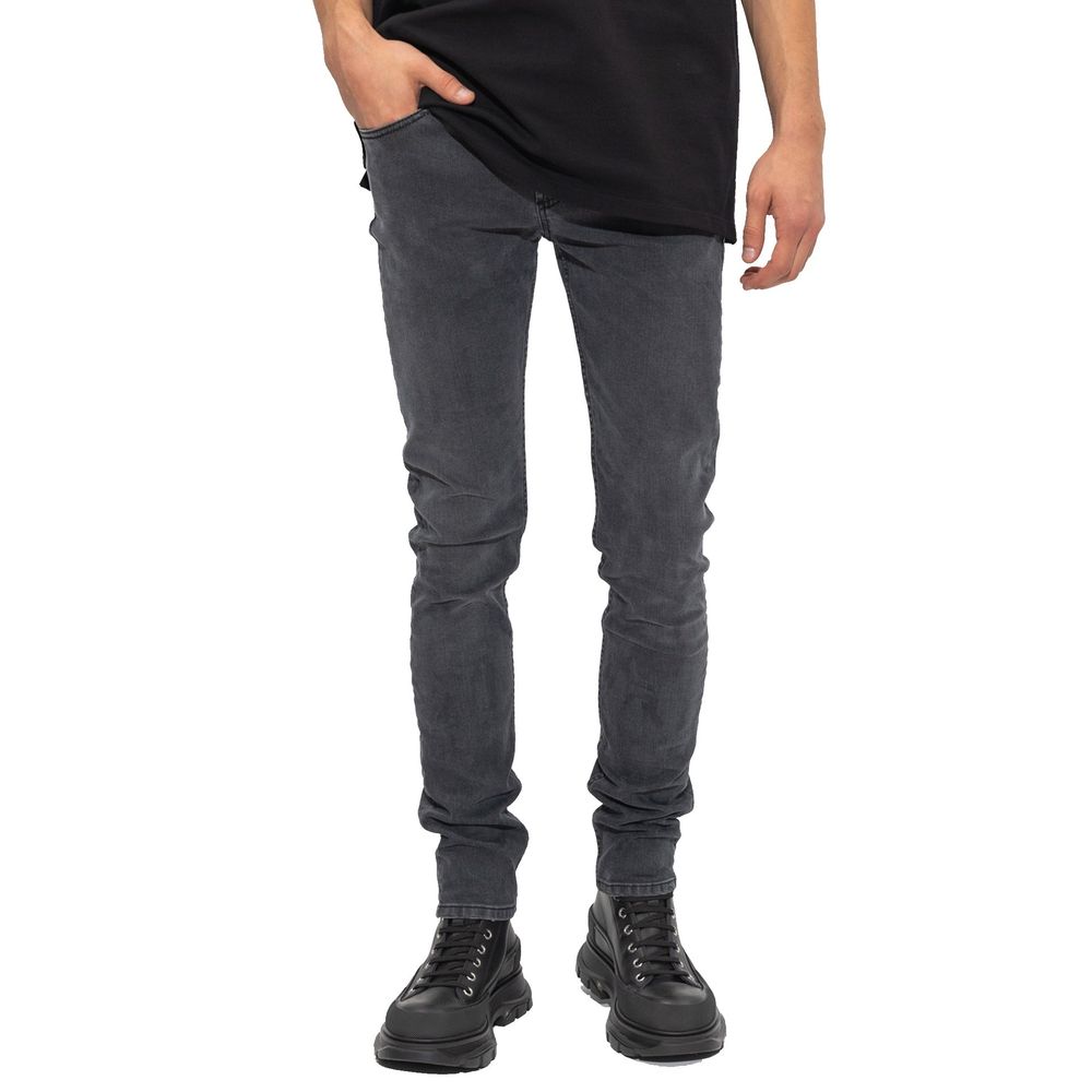 Alexander McQueen Black Cotton Skinny Men's Jeans