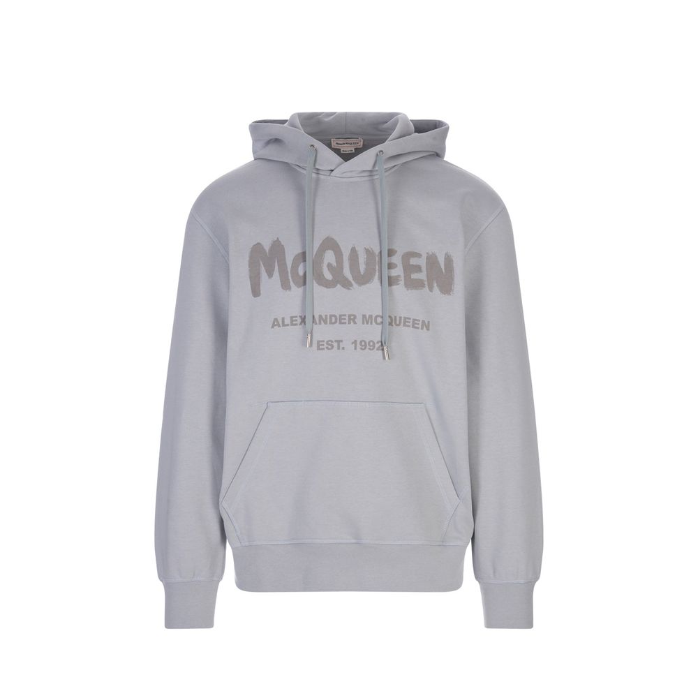 Alexander McQueen Gray Cotton Men's Sweatshirt