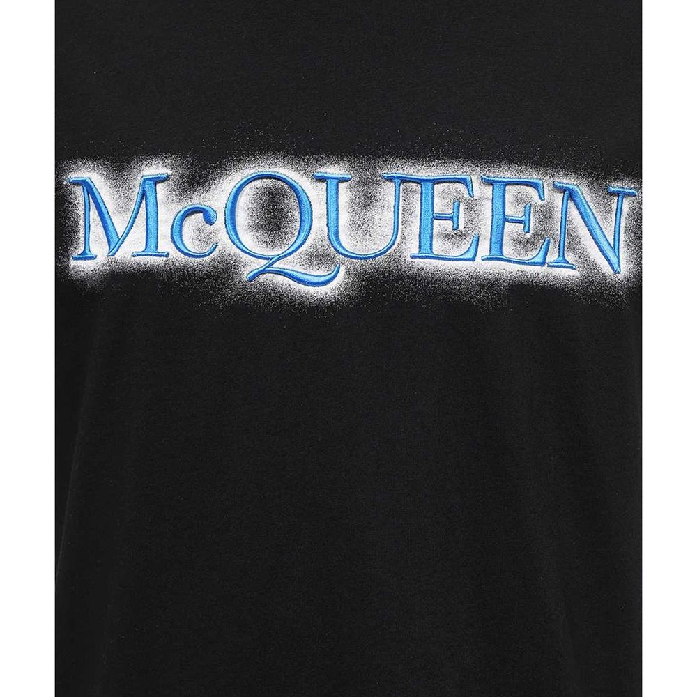 Alexander McQueen Black Cotton Men's T-Shirt