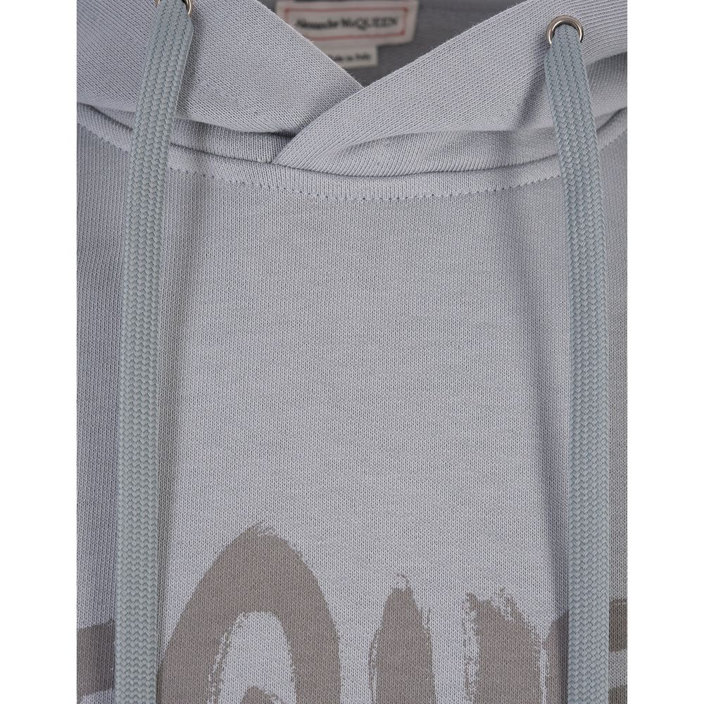 Alexander McQueen Gray Cotton Men's Sweatshirt