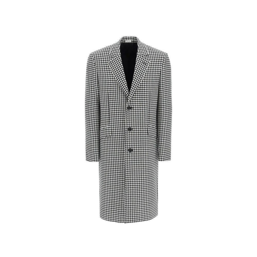 Alexander McQueen Black Wool Men's Coat