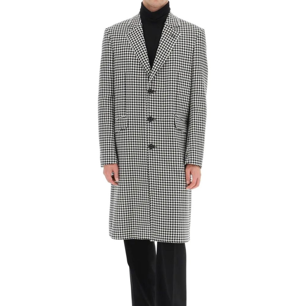 Alexander McQueen Black Wool Men's Coat