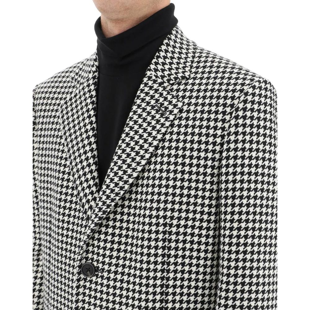Alexander McQueen Black Wool Men's Coat