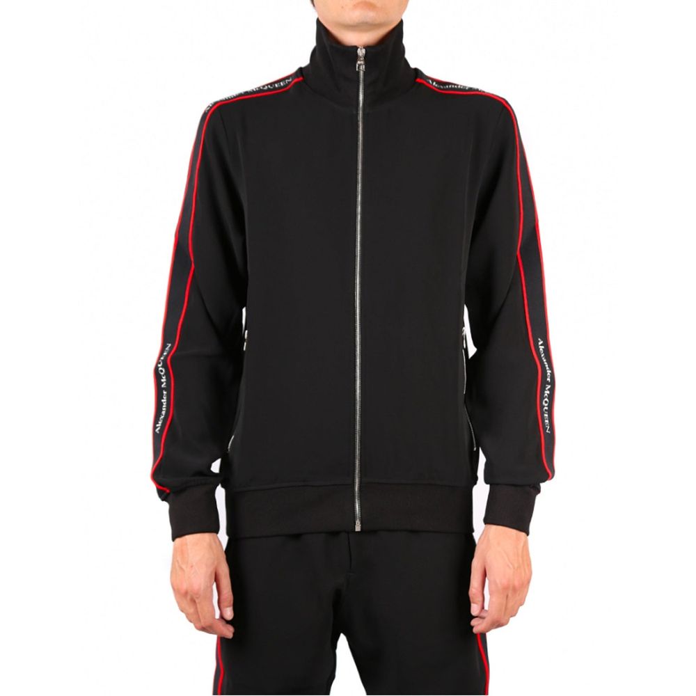 Alexander McQueen Black Viscose Men's Sweatshirt