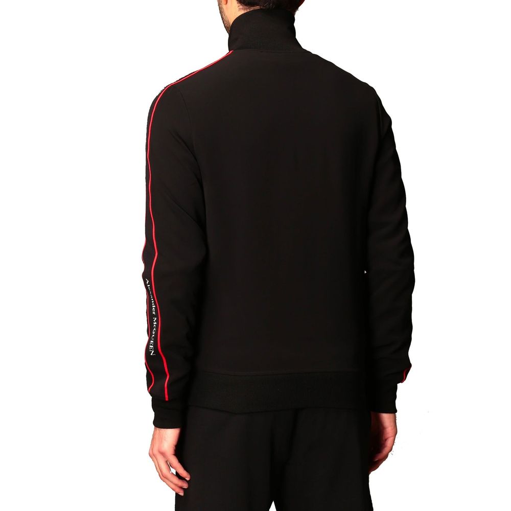 Alexander McQueen Black Viscose Men's Sweatshirt