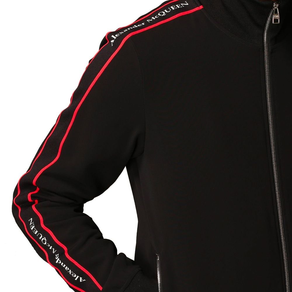 Alexander McQueen Black Viscose Men's Sweatshirt