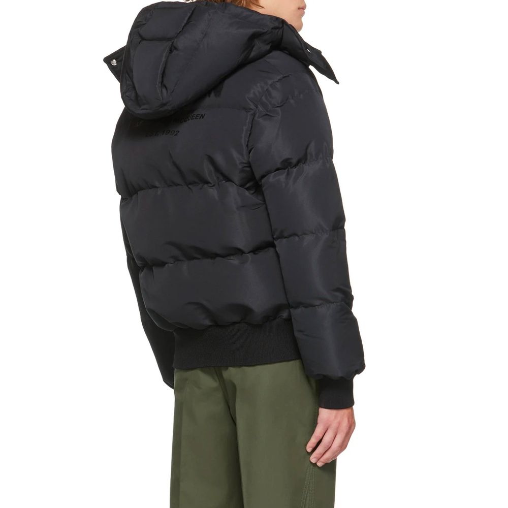 Alexander McQueen Black Polyamide Men's Bomber