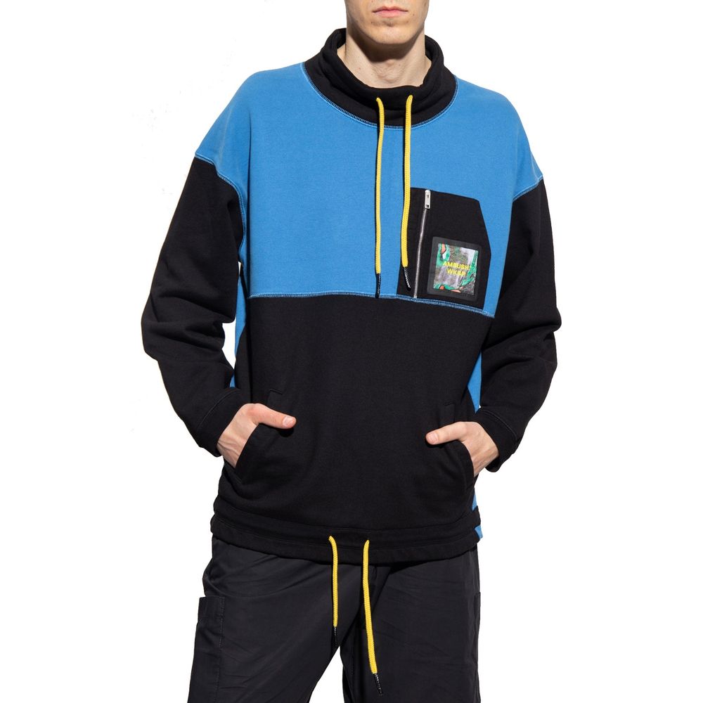 Ambush Blue Cotton Men's Sweatshirt