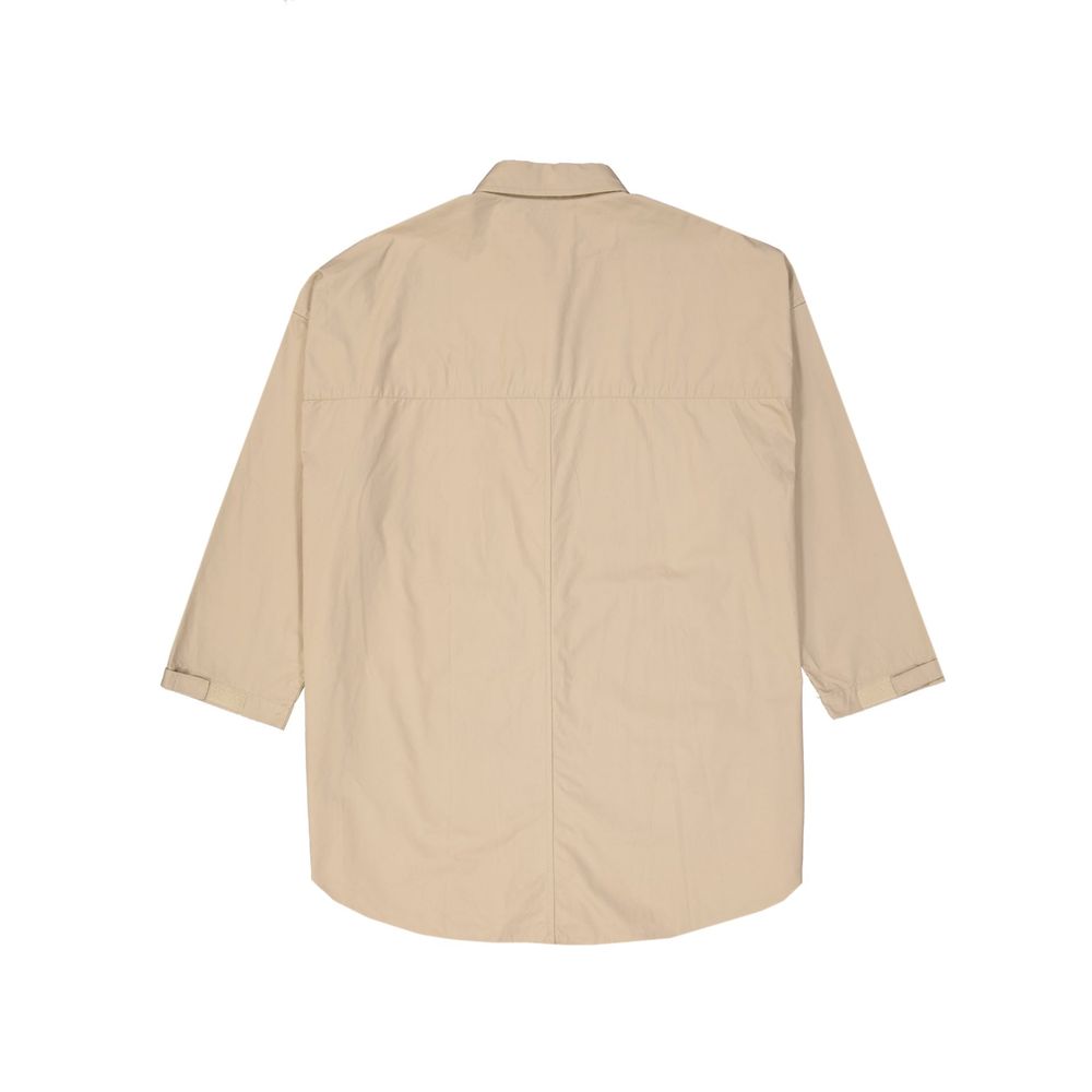 Ambush Beige Cotton Full-Length Men's Jacket
