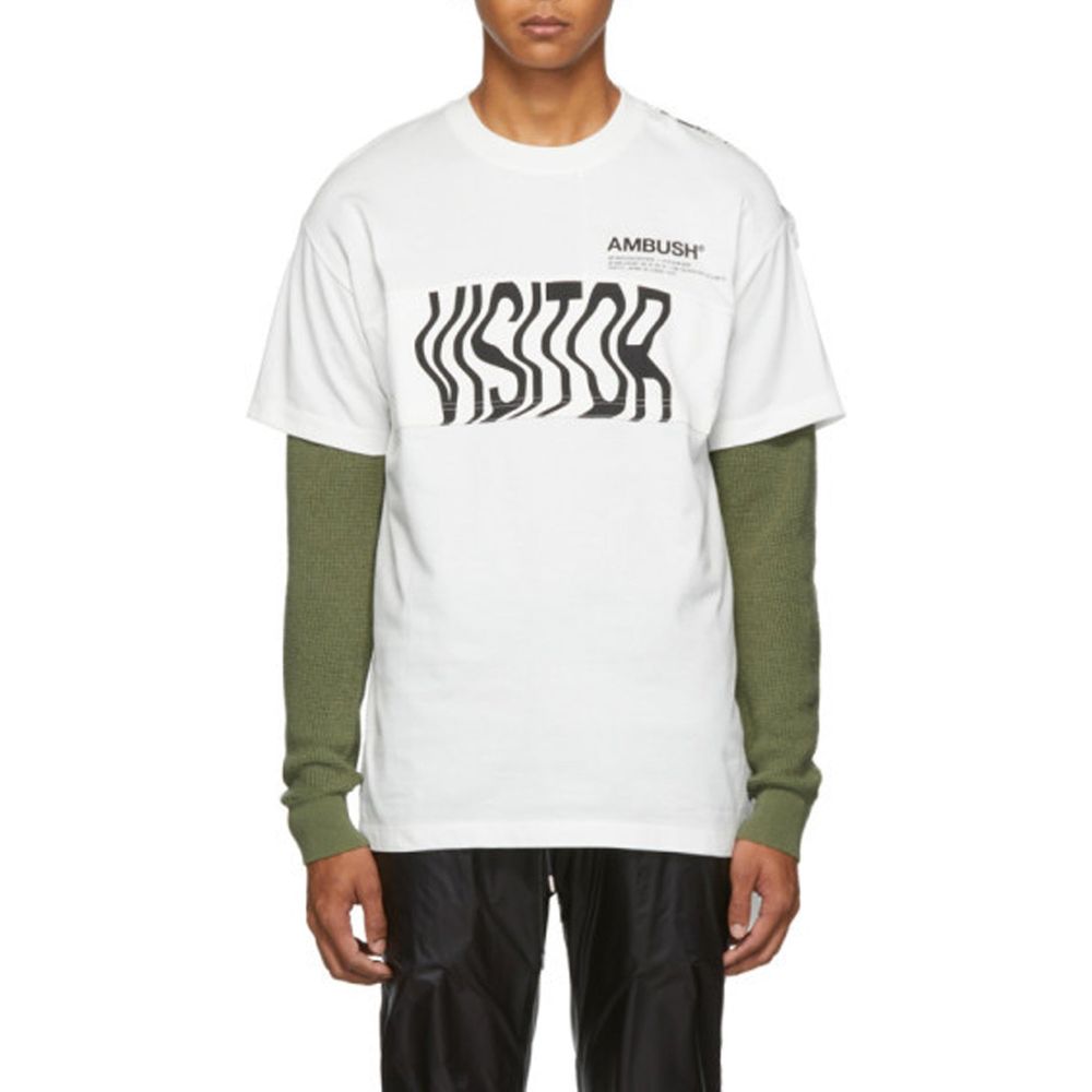 Ambush White Cotton Men's T-Shirt
