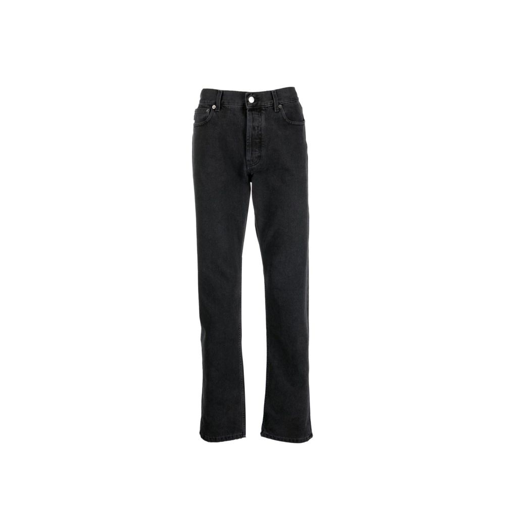 Ambush Black Cotton Straight-Leg Men's Jeans