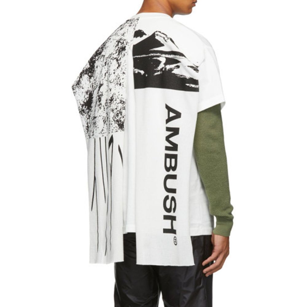 Ambush White Cotton Men's T-Shirt