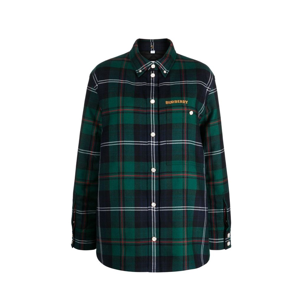 Burberry Bicolor Wool Biker Women's Jacket