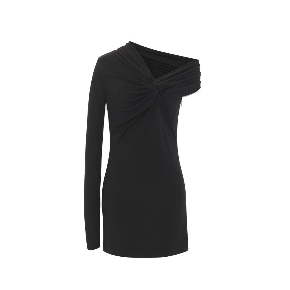 Saint Laurent Black Viscose Cocktail Women's Dress