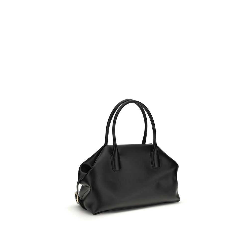 THEMOIRè Black Other Fibres Shoulder Women's Bag