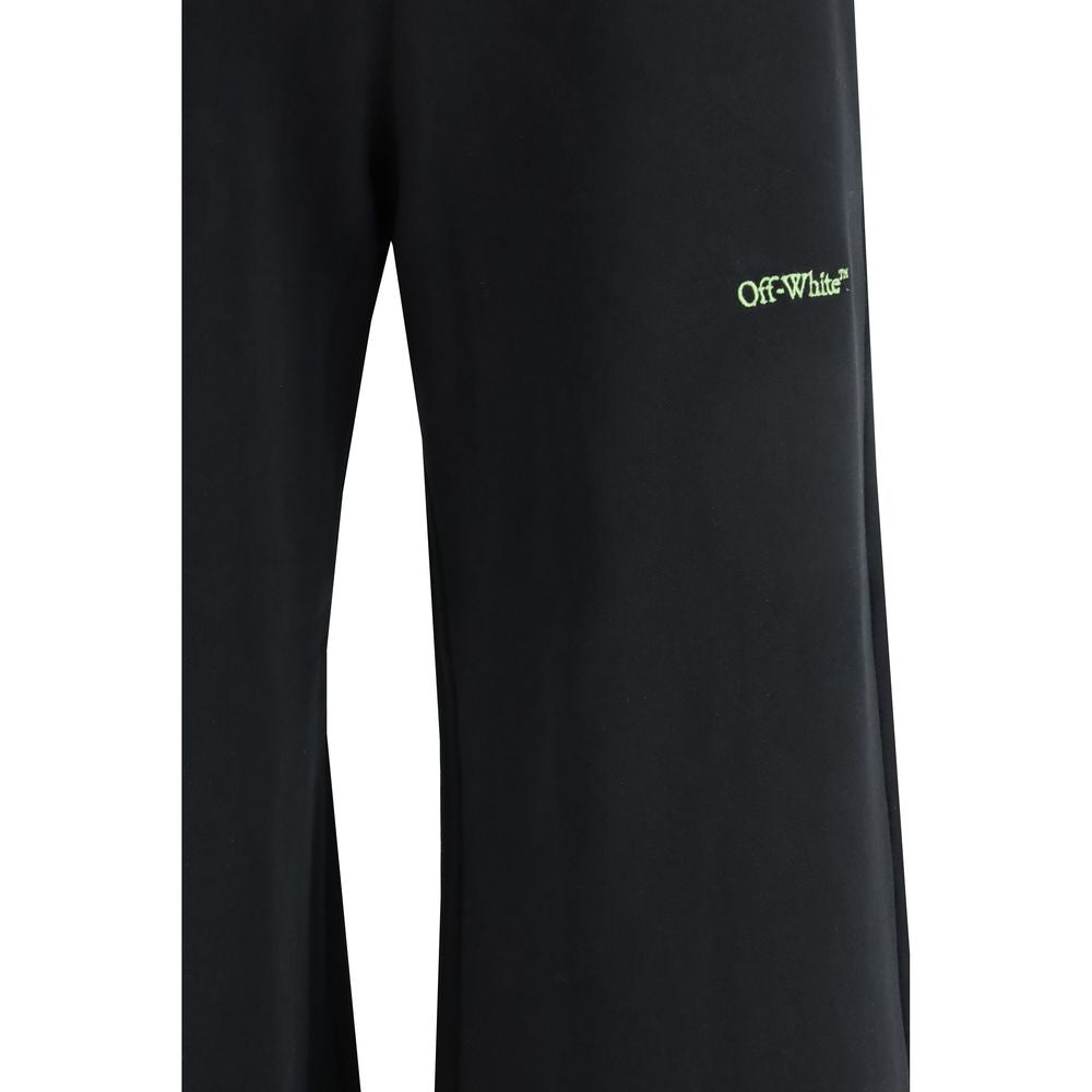 Off-White Black Cotton Casual Women's Pants