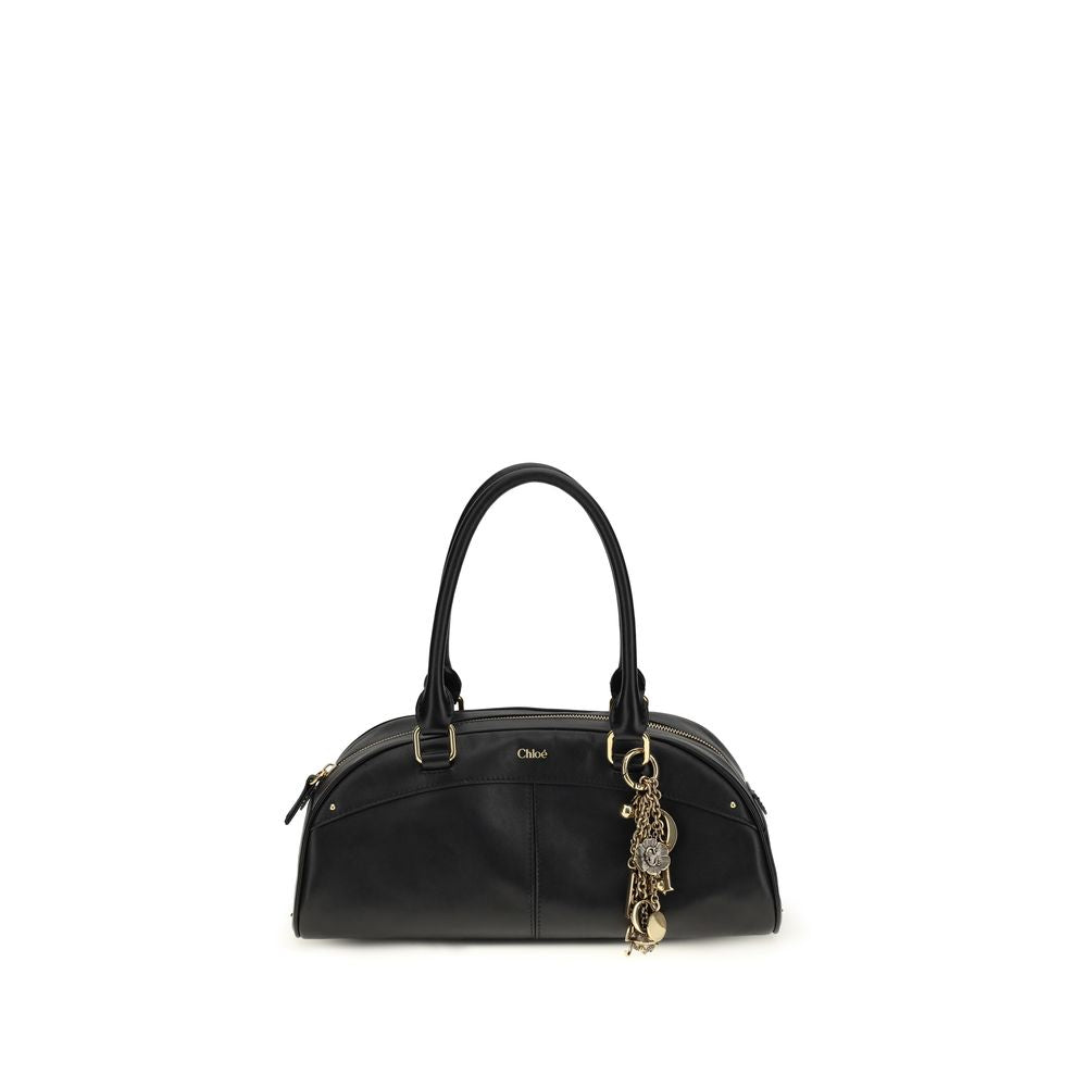 Chloé Black Calf Leather Bos Taurus Women's Handbag