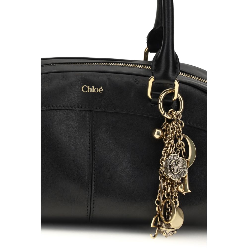 Chloé Black Calf Leather Bos Taurus Women's Handbag