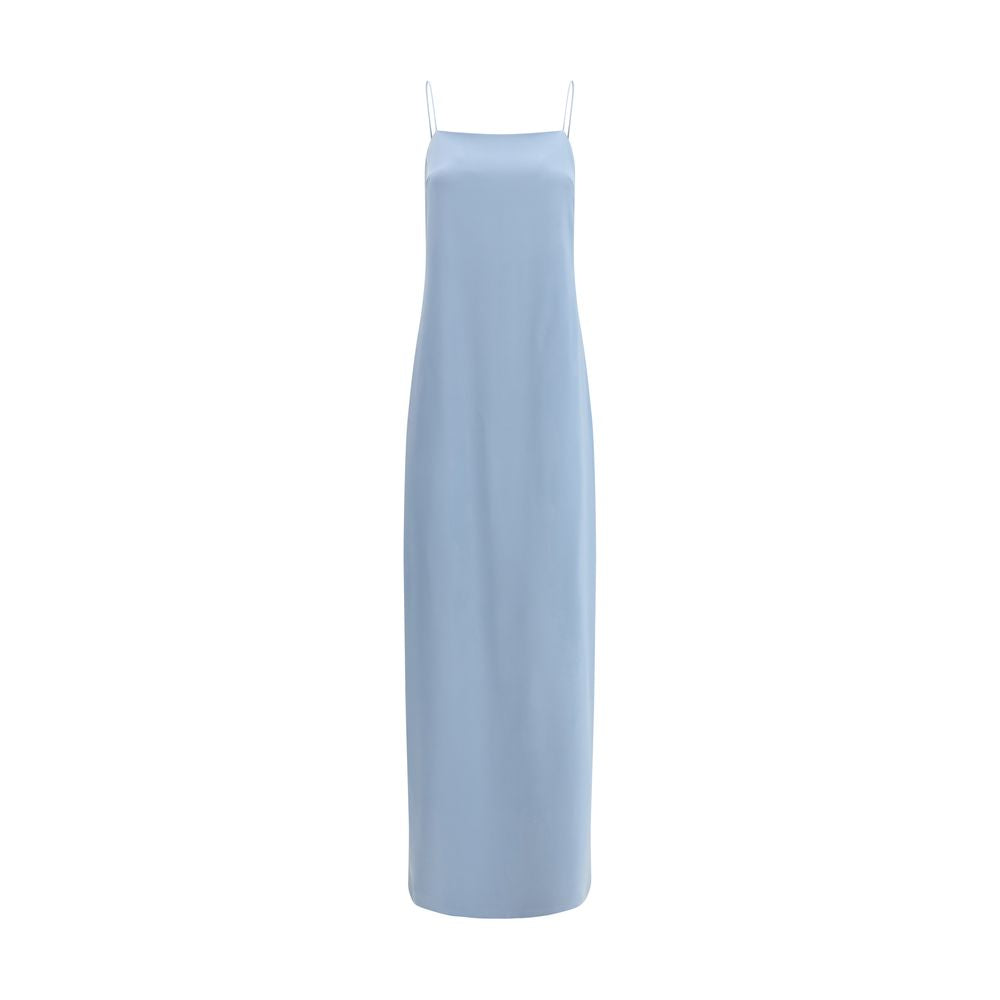 Di Stavnitser Blue Silk Long Women's Dress
