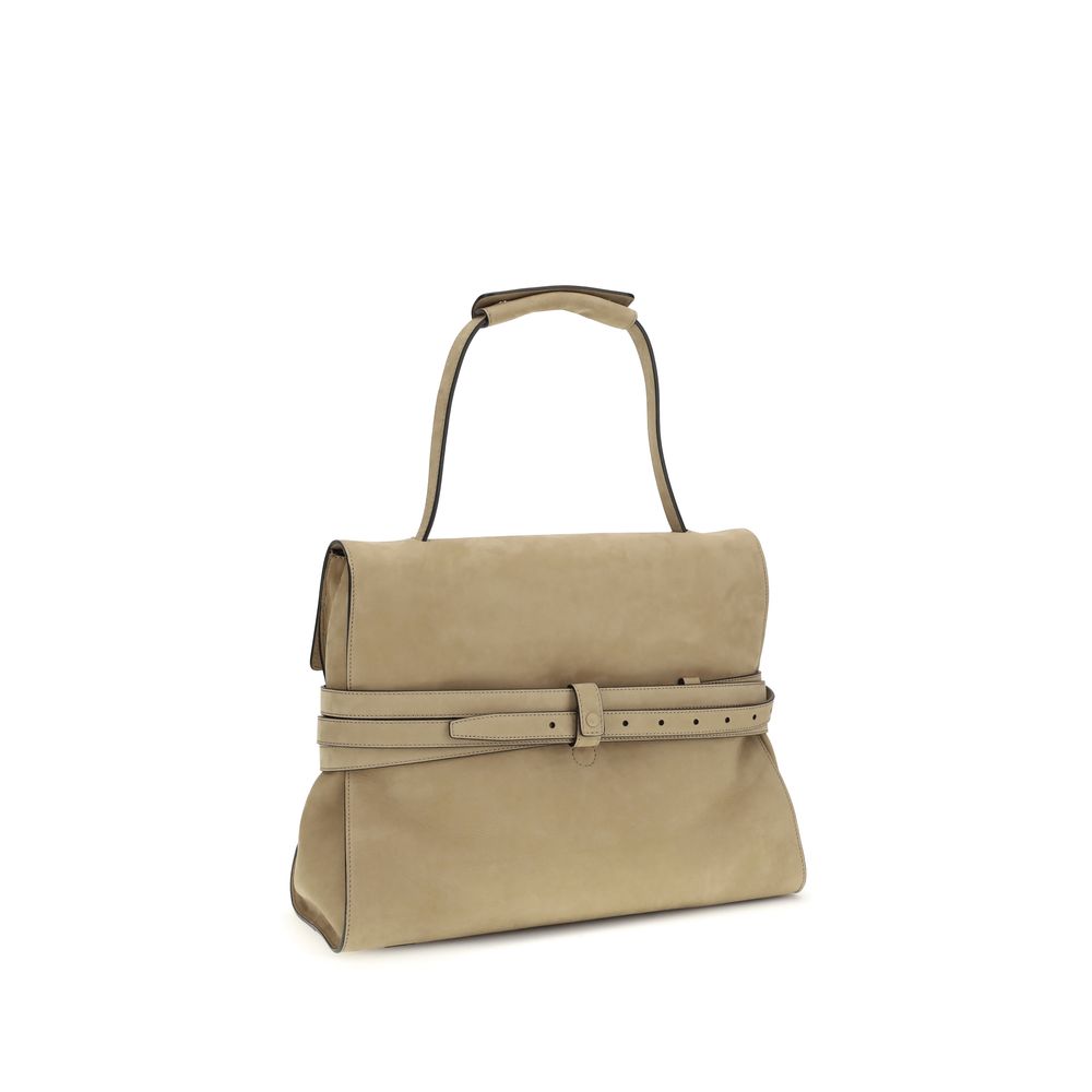 Moschino Beige Calf Leather Bos Taurus Women's Handbag